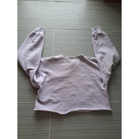 Vintage Jansport Butler University Cropped Crewneck Sweatshirt Distressed USA M - Picture 9 of 10